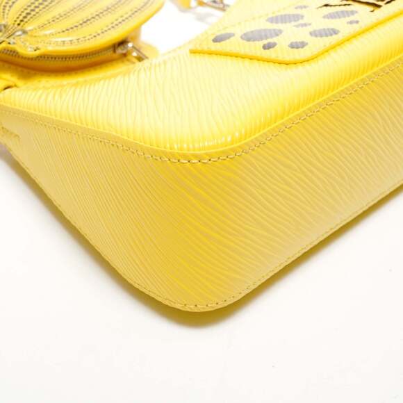 Louis Vuitton Epi Leather Yayoi Kusama Malellini Shoulder Bag in Yellow - Picture 6 of 15